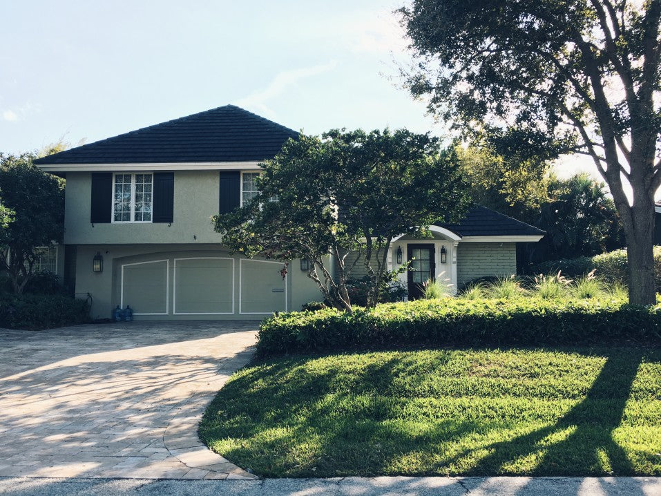 lawn of a suburban home