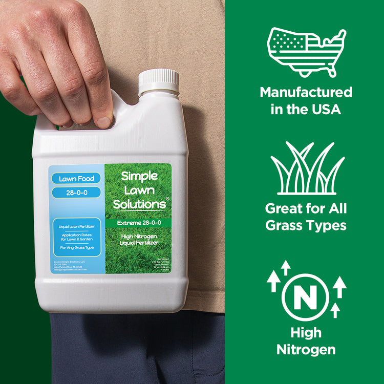 Liquid nitrogen fertilizer for all grass types