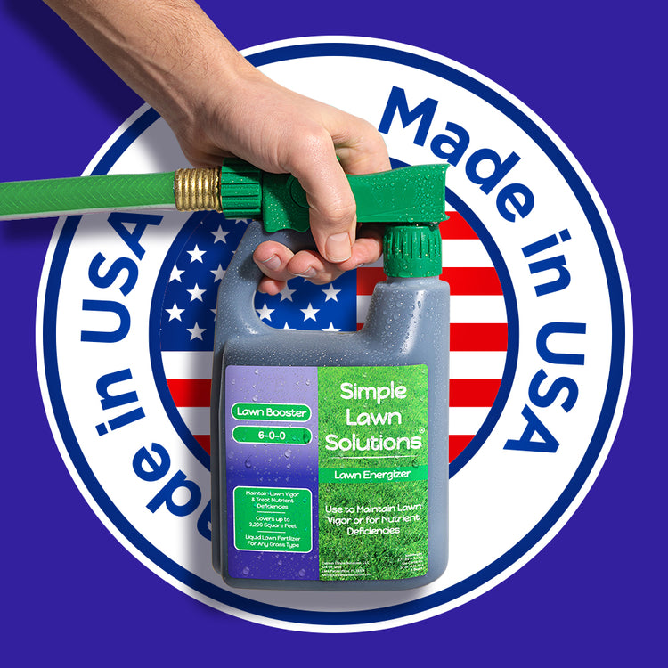 Liquid nitrogen lawn energizer fertilizer made in the USA