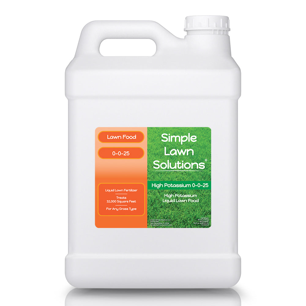 organic liquid potassium fertilizer Lawn Food: 0-0-25 High Potassium Fertilizer (2.5 Gallon)