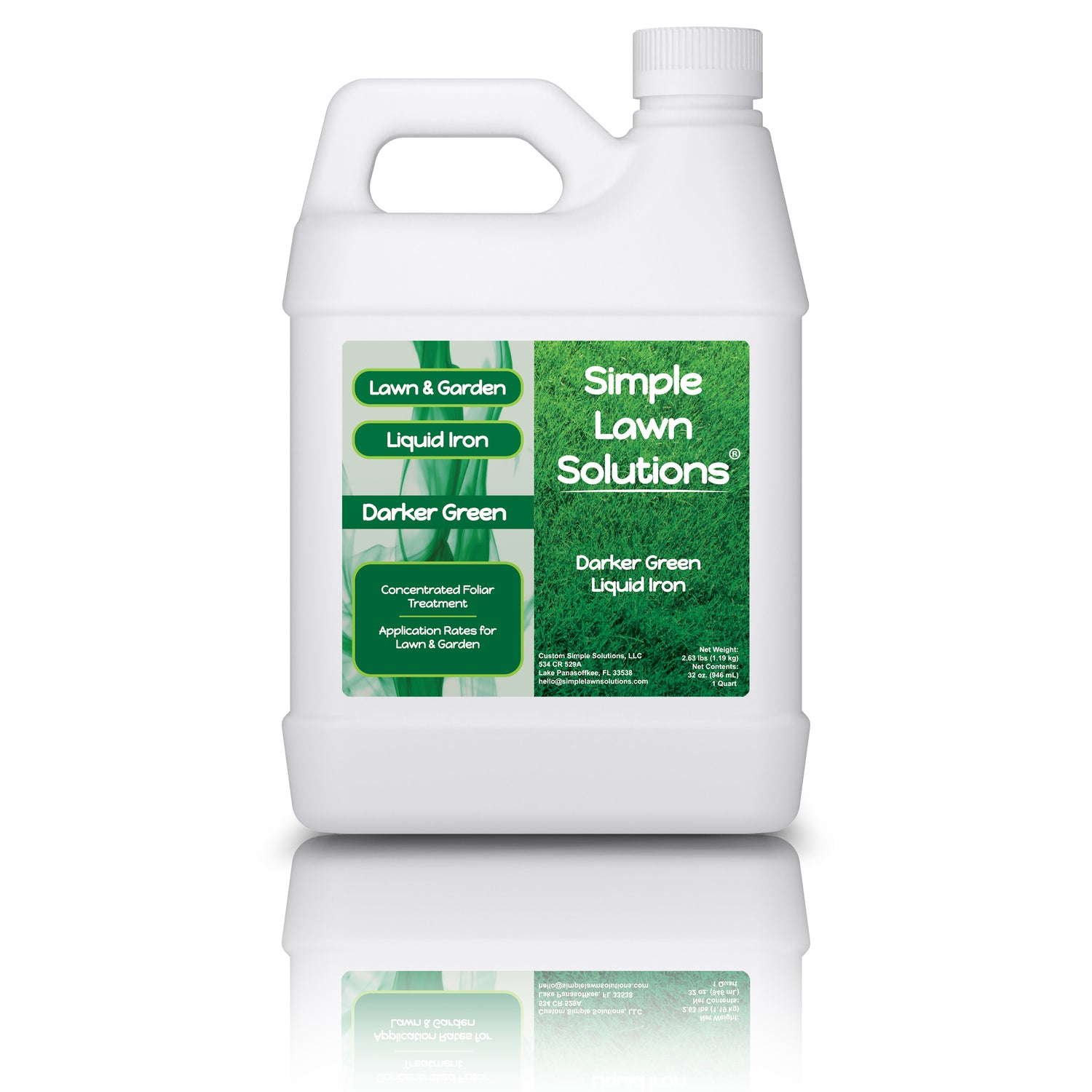 Darker Green Liquid Iron (32 Ounces) by Simple Lawn Solutions
