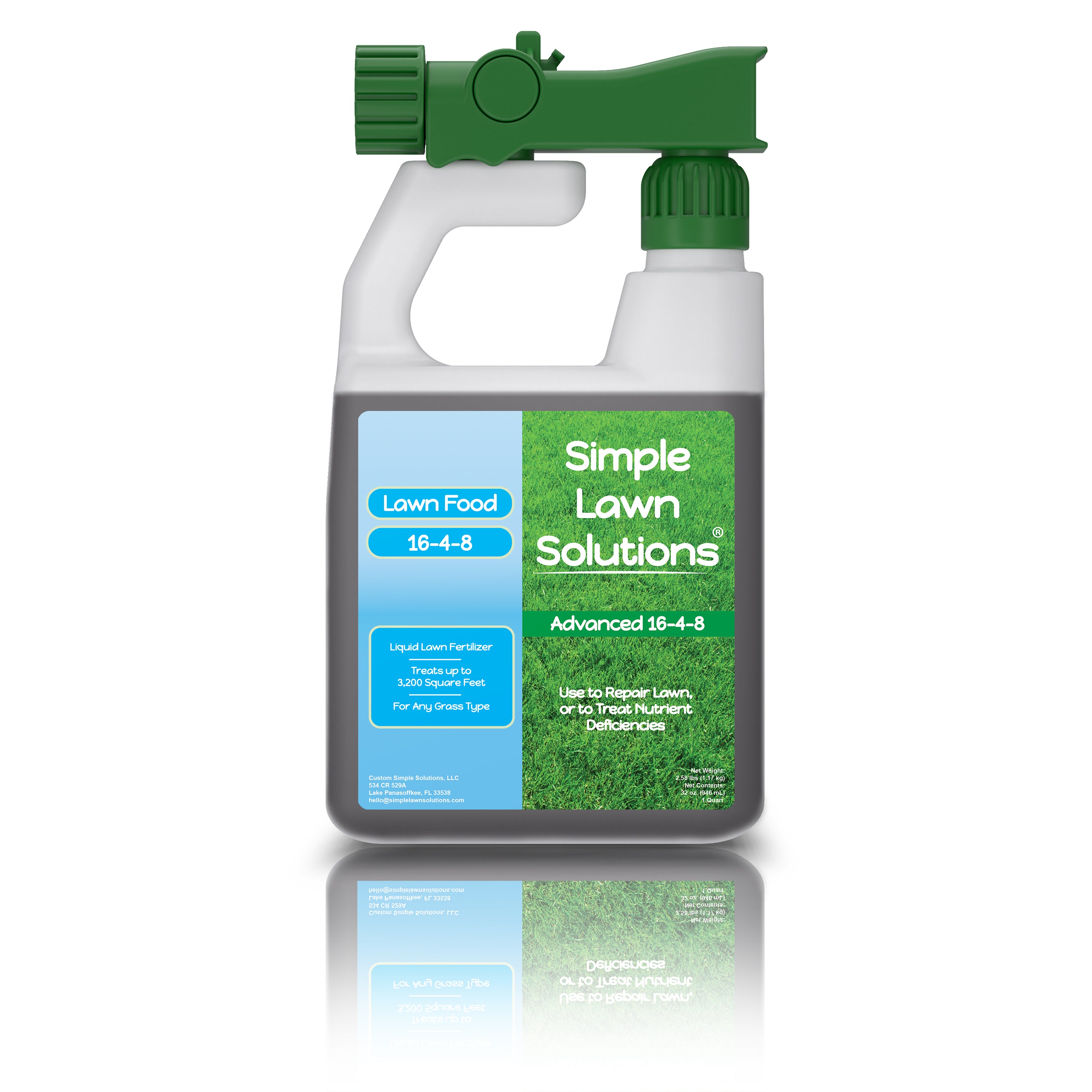 organic liquid fertilizer home depot Lawn Food: 16-4-8 Complete Balanced NPK (32 ounce)