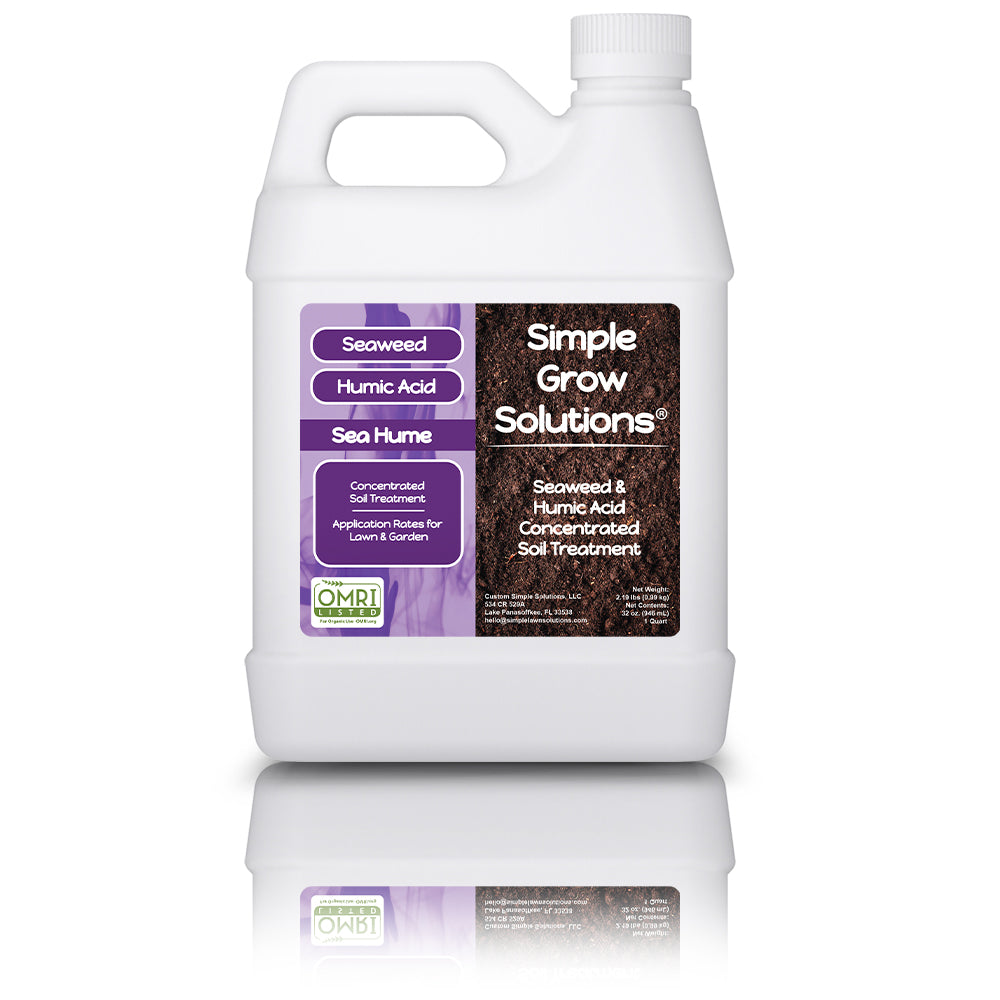 seaweed solution for succulents Sea Hume: Organic 8% Seaweed & Humic Formula (32 Ounce) – Simple Lawn Solutions