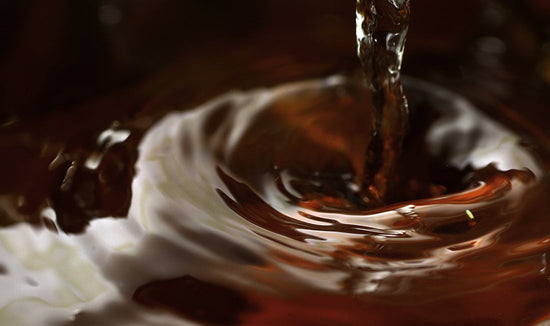 Closeup photo of liquid iron fertilizer