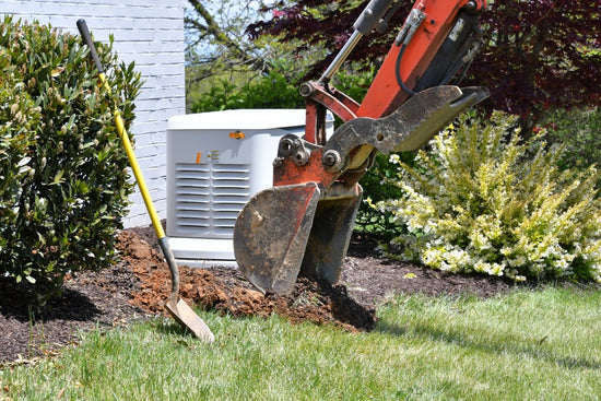 digging lawn