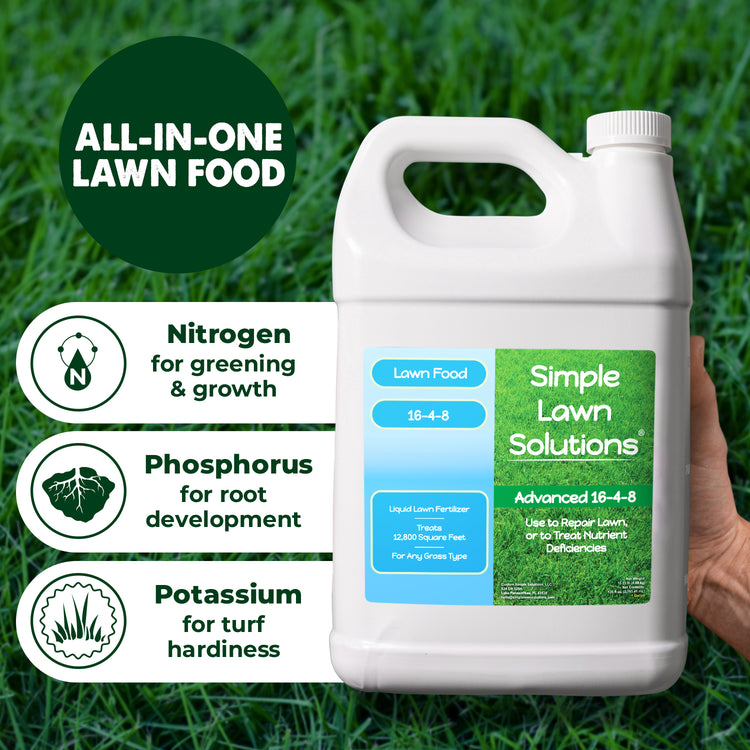 1 Gallon of liquid lawn NPK Fertilizer by Simple Lawn Solutions