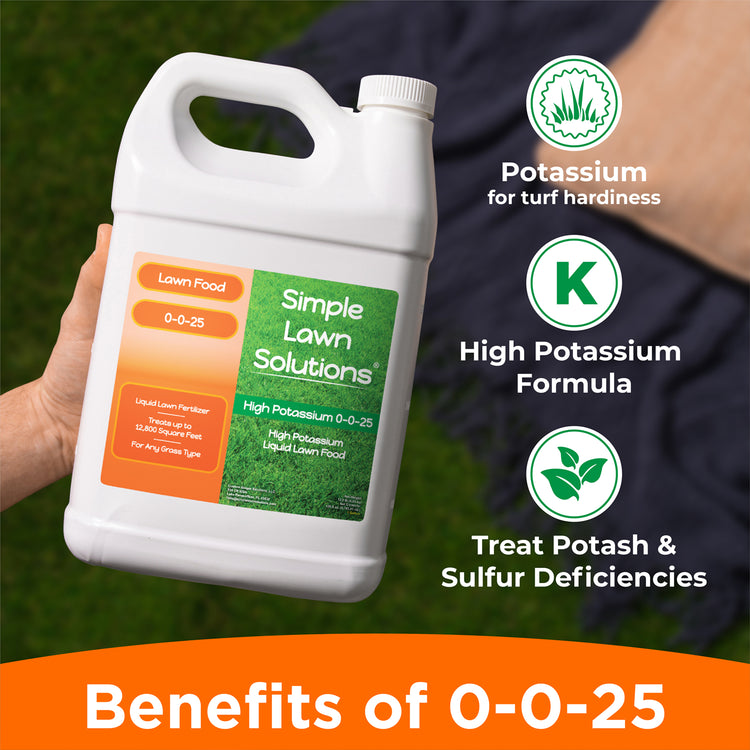 High potassium liquid fertilizer for lawns