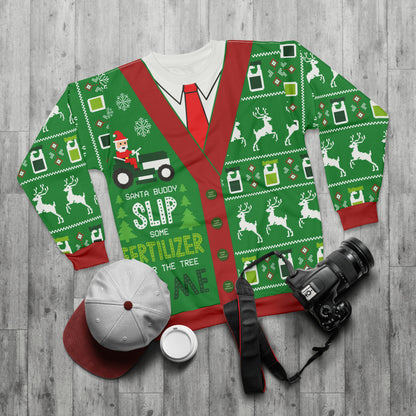 Santa Buddy - Holiday Sweater by Simple Lawn Solutions