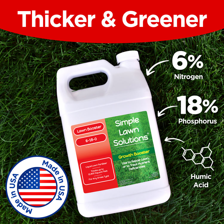 Liquid fertilizer for a thicker greener lawn