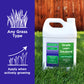 fertilizer for any grass type on a green lawn