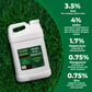 Micro Booster contains 1.7% magnesium, 4% sulfur, 3.5% iron, 0.75% manganese, and 0.75% zinc.
