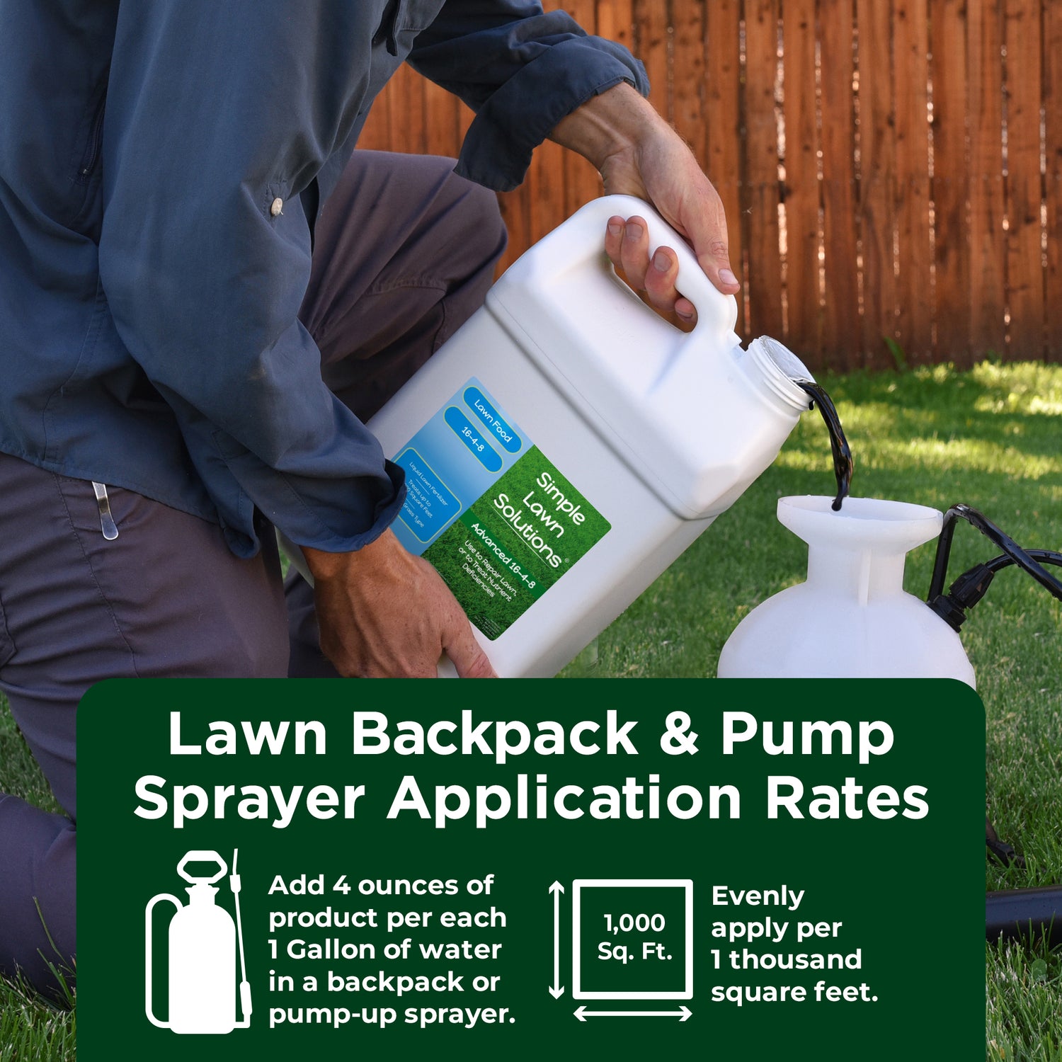 liquid fertilizer for weed plants Advanced 16-4-8 Balanced NPK- Lawn Food Natural Liquid Fertilizer- Spring & Summer Concentrated Spray