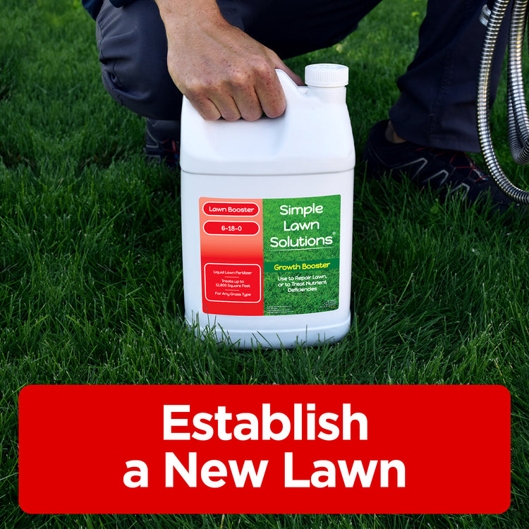 Lawn establishment fertilizer, starter fertilizer