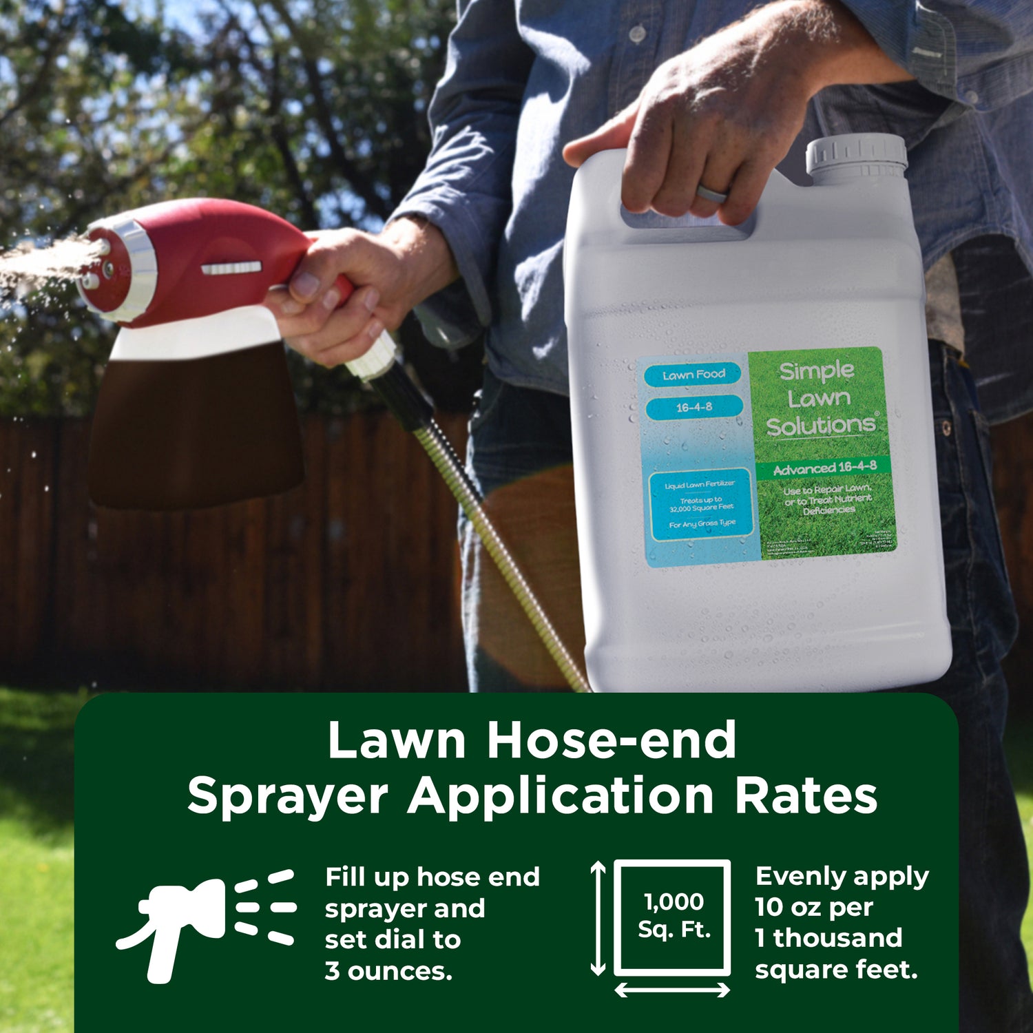 can liquid fertilizer kill plants 16-4-8 Liquid Lawn Food Fertilizer (2.5 Gallon)| Simple Lawn Solutions