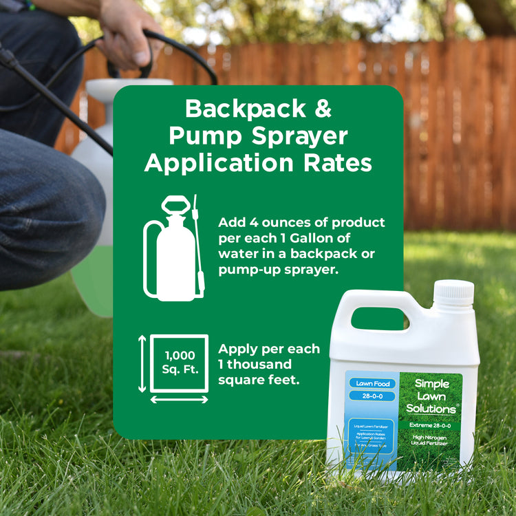 Lawn Food: 28-0-0 High Nitrogen (1 Quart) – Simple Lawn Solutions