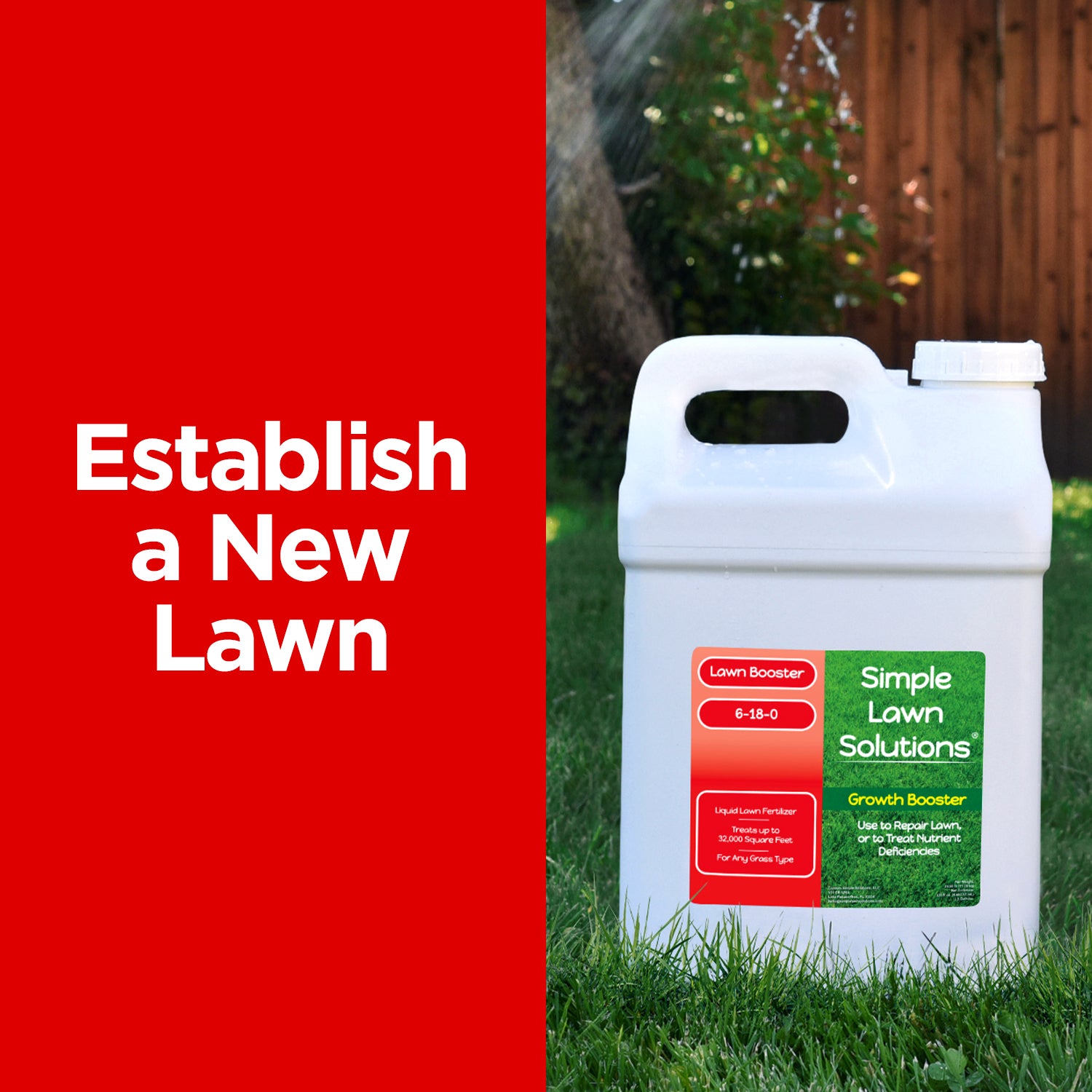 Starter fertilizer for new grass seed