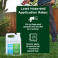 16-4-8 fertilizer applied with hose-end sprayer to lawn