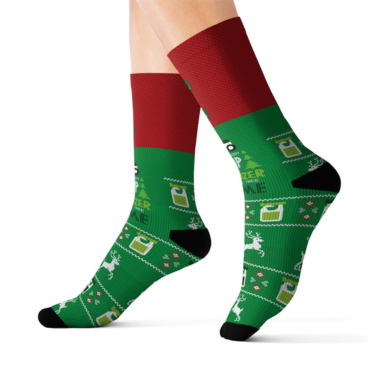 Santa Buddy - Holiday Socks by Simple Lawn Solutions