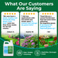 Promotional graphic for Simple Loam All-Season Lawn Fertilizer. The top text reads &