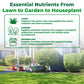 Infographic depicting the benefits for lawn garden and houseplants for micro booster