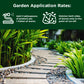 Garden application rates for darker green liquid iron