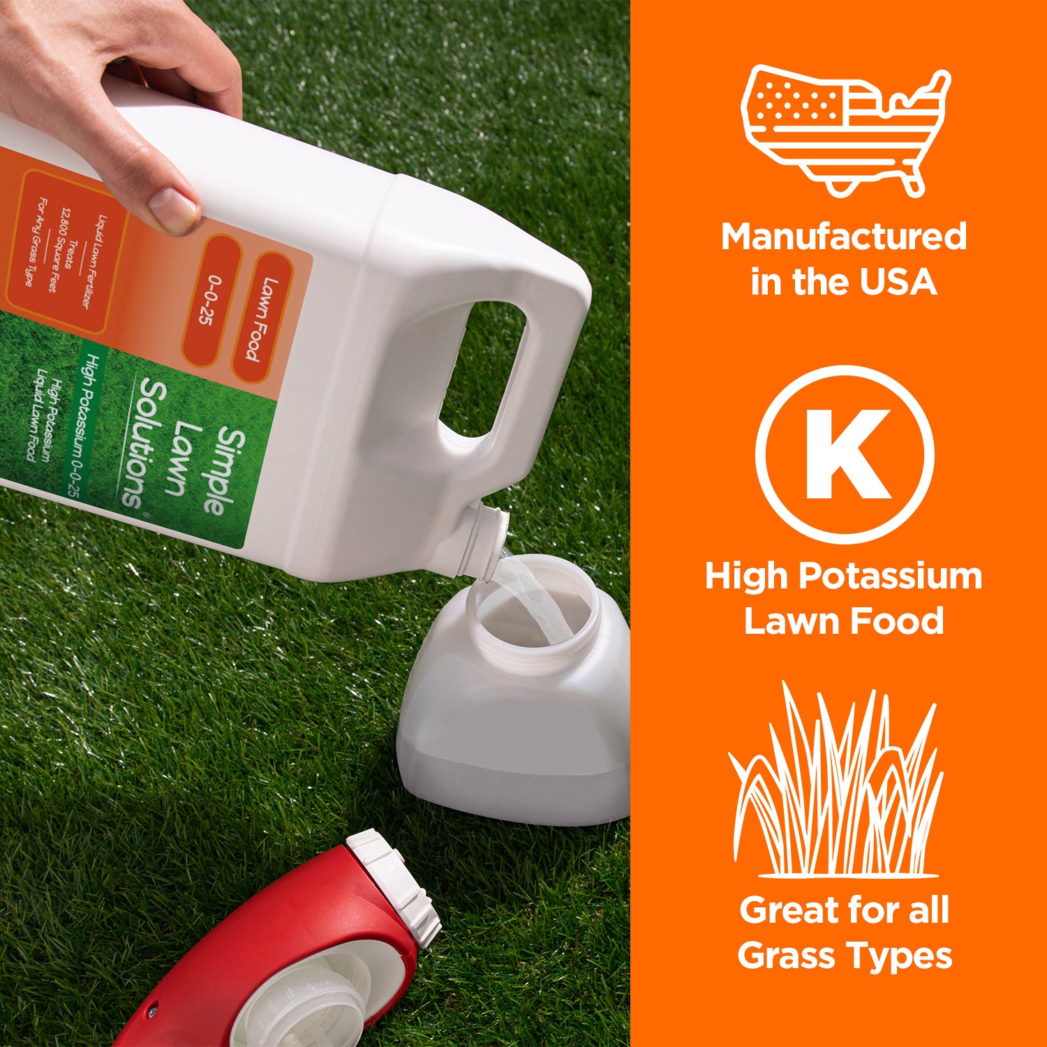 liquid potassium fertilizer for all grass types