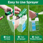 Easy-to-use fertilizer with hose-end sprayer