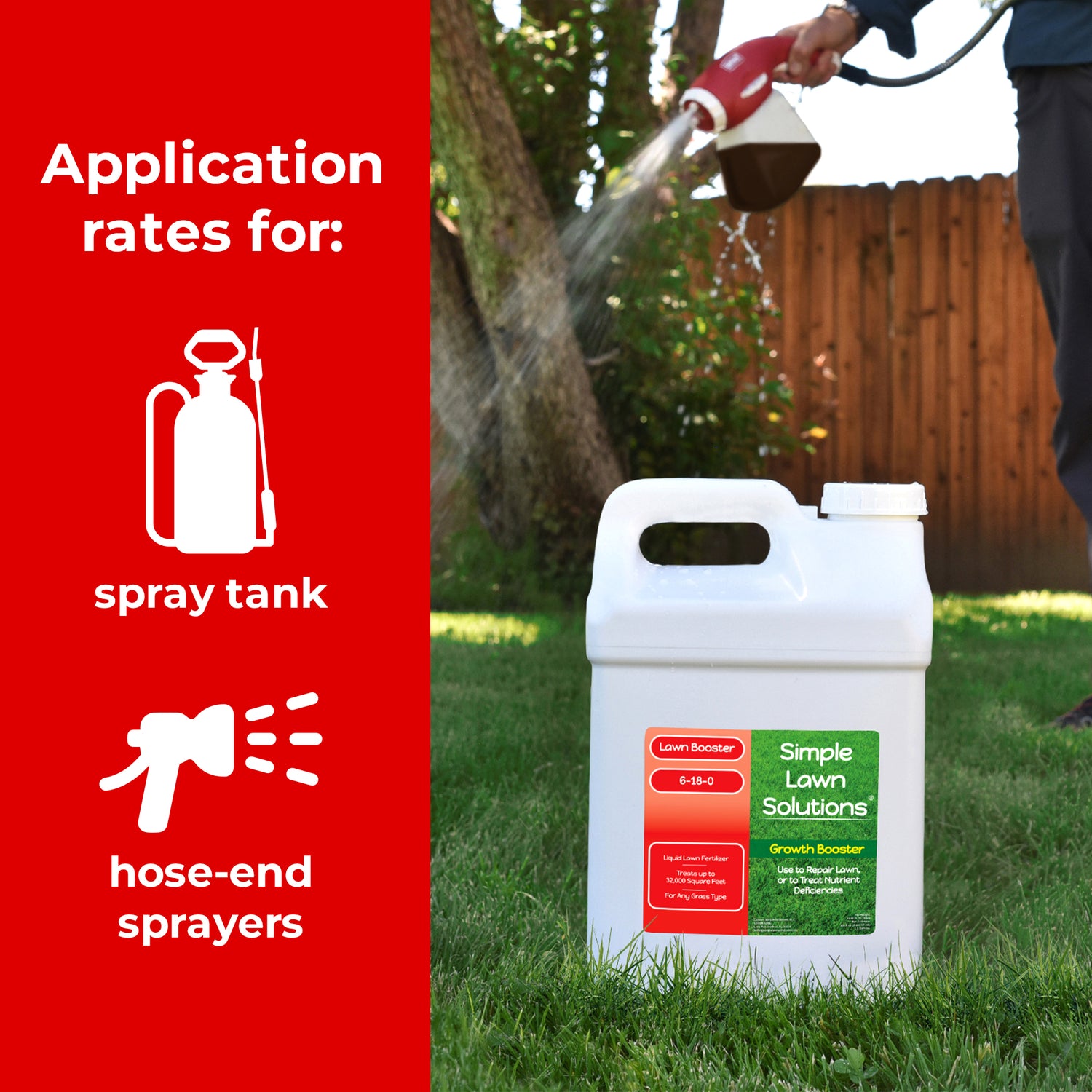 over the top garden spray Lawn Booster: Extreme Growth Booster Seeding Fertilizer (2.5 Gallon)