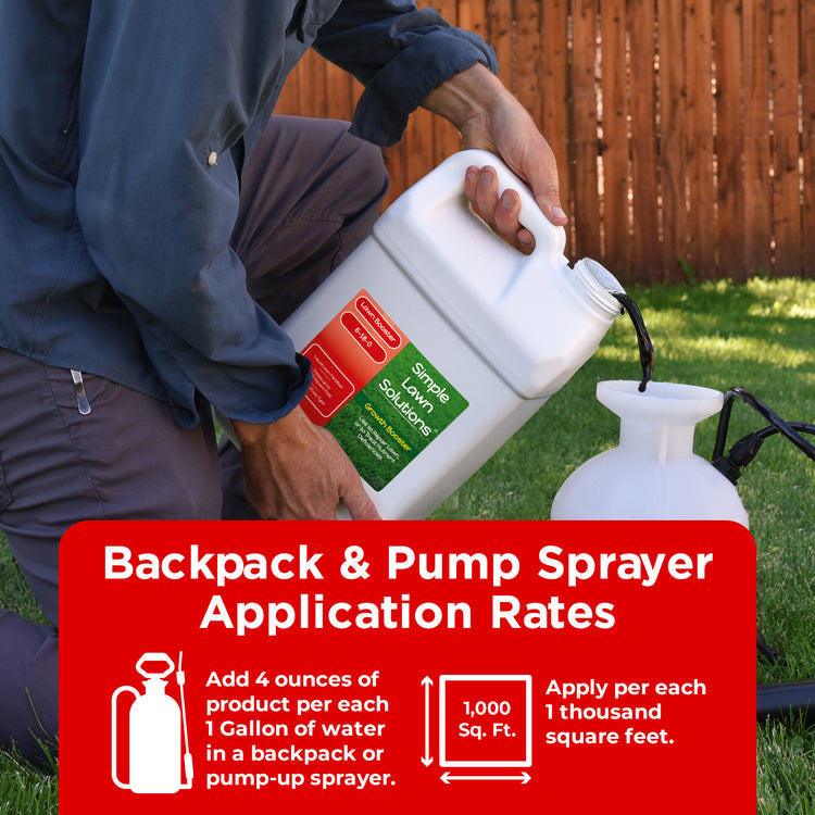 Backpack and pump sprayer fertilizer