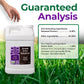 2.5 Gallons of Sea Hume with guaranteed analysis that shows "8% seaweed (asophyllum nodosom and 1% humic acid derived from leonardite shale."