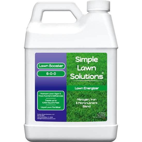 Lawn Booster: Lawn Energizer Iron & Nitrogen Fertilizer (Half Gallon)