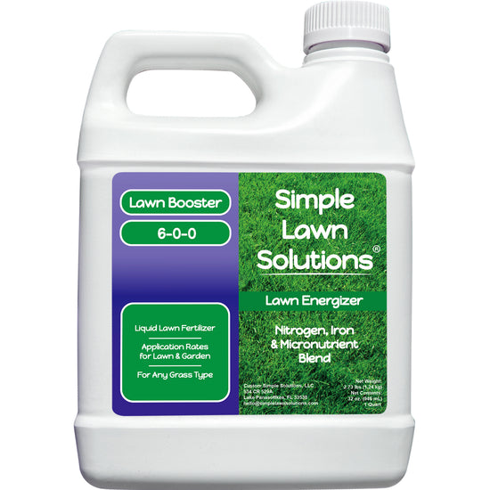 Lawn Booster: Lawn Energizer Iron & Nitrogen Fertilizer (1 Quart)