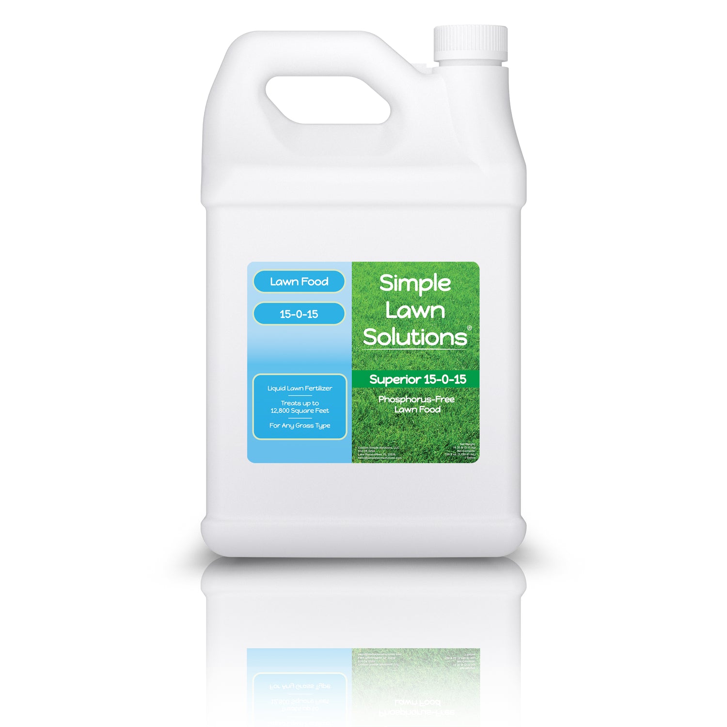 15-0-15 Phosphorus Free Lawn Food (1 Gallon) by Simple Lawn Solutions