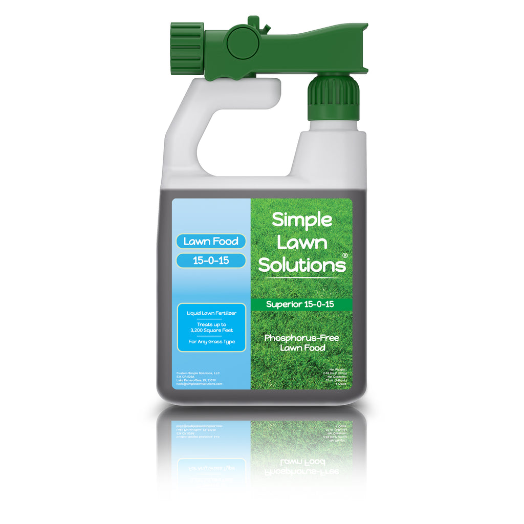 lawn food 15-0-15 phosphate-free 32 ounces
