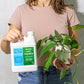 Indoor plant fertilizer for healthy green plants.