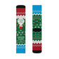 Simple Lawn Solutions Holiday Socks Designs, Wishing for a Green Holiday, Christmas Socks