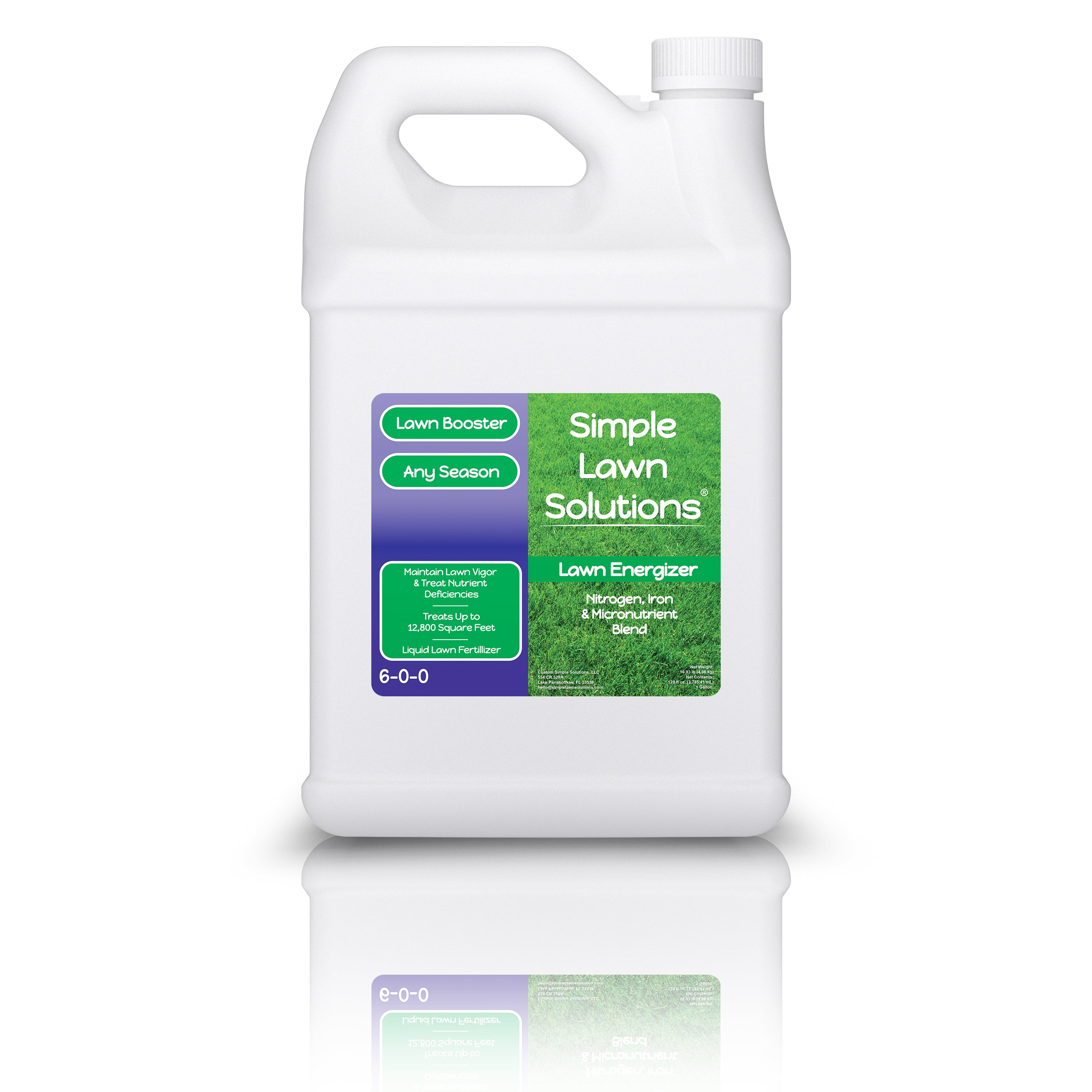 Lawn Energizer Iron & Nitrogen 6-0-0 (1 Gallon) | Simple Lawn Solutions