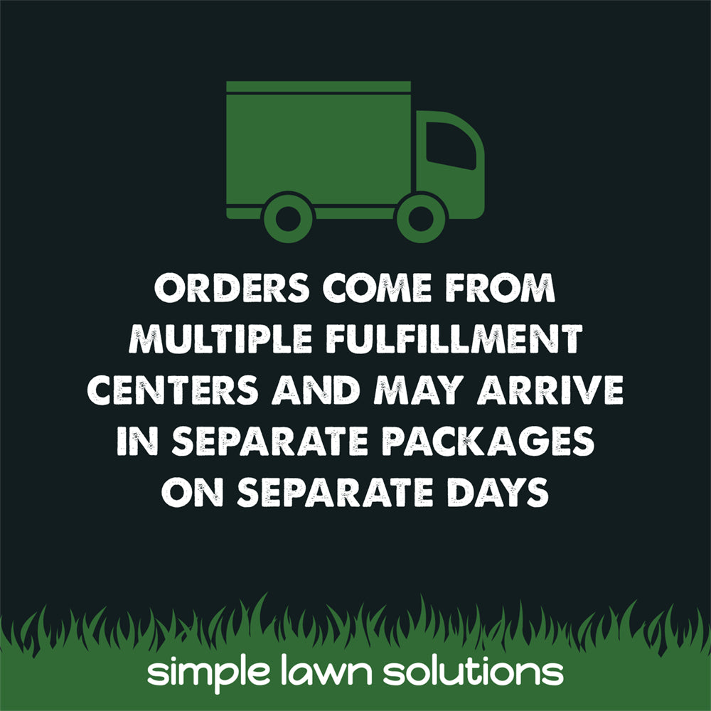 Orders may come from multiple fulfillment centers and may arrive in separate packages on different days.