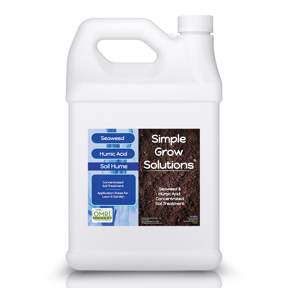 Organic Seaweed Soil Hume (1 Gallon) by Simple Lawn Solutions