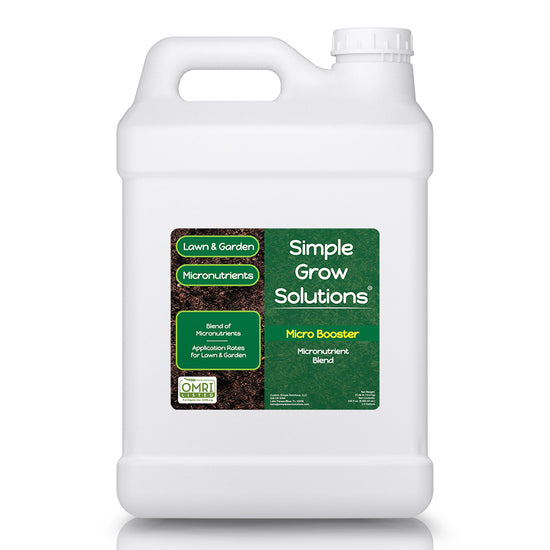 Micro Booster: Organic Complexed Micronutrient Blend For Lawn and Garden (2.5 Gallon)